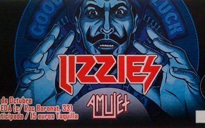 LIZZIES + AMULET – Divendres 28 d’octubre de 2016, Sala Bóveda (Barcelona)