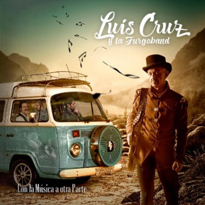 Portada-con-la-musica-a-otra-parte-Anverso LUIS CRUZ Y LA FURGOBAND Con La Música A Otra Parte