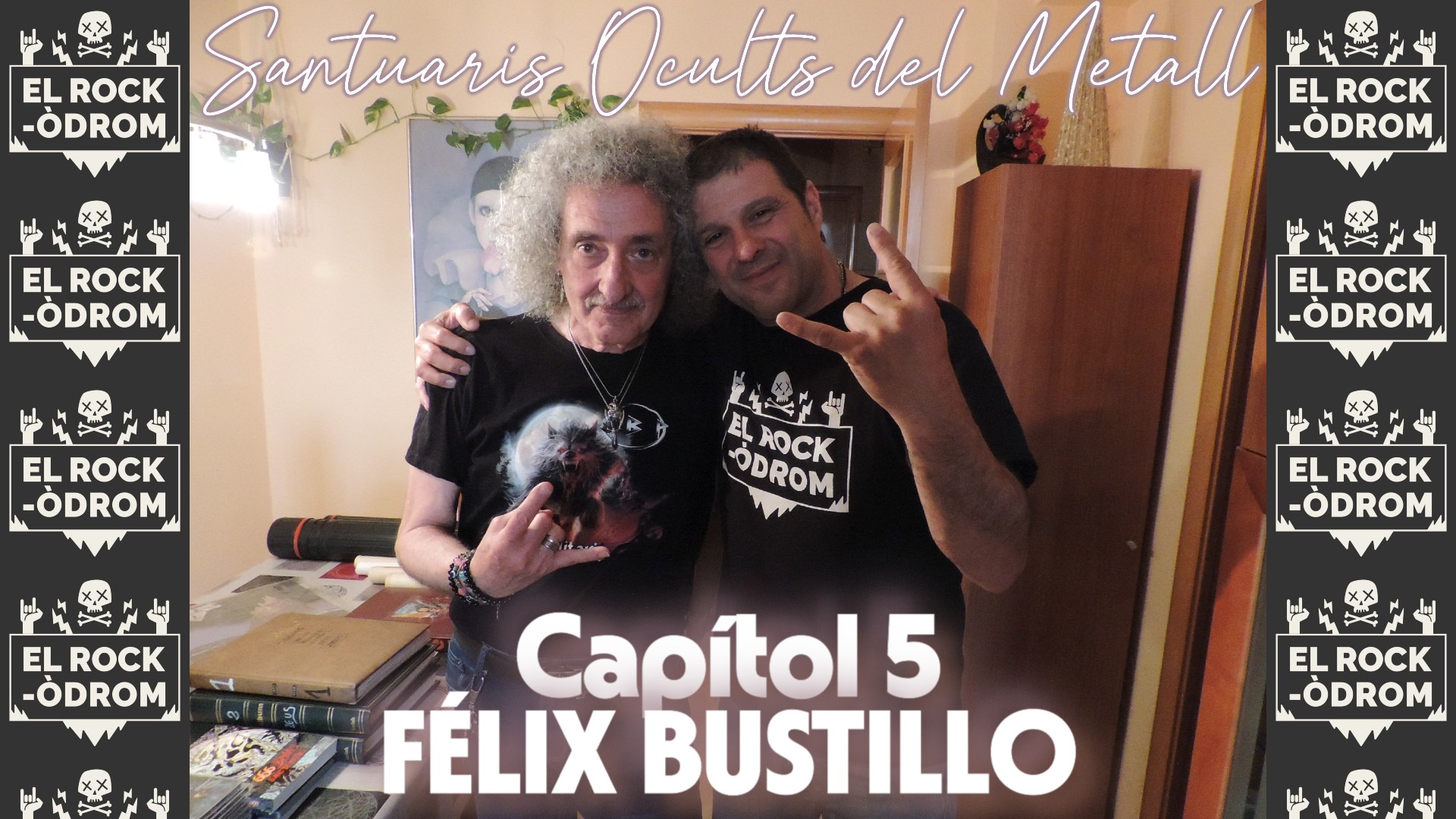 Félix Bustillo de Zeus al capítol 5 de Santuaris Ocults del Metall a Catalunya de El Rock-Òdrom