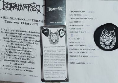 set list de metal busters i between the frost